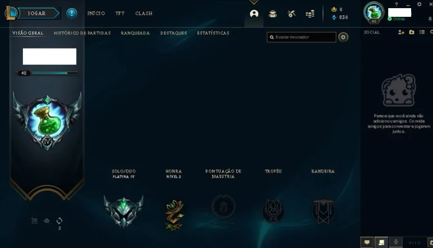 Conta League of Legends