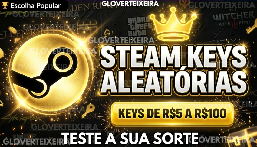 Steam Keys Aleatórias | Steam Key De Jogos R$05,00 A R$100