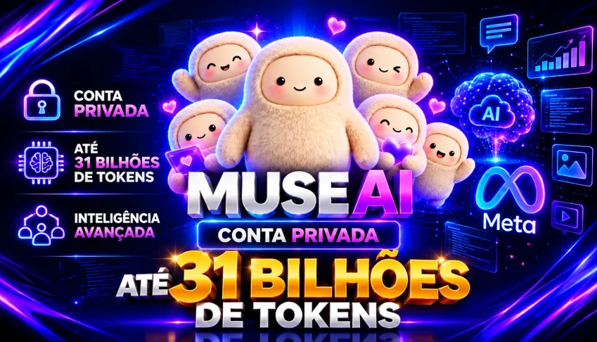 Muse AI - Conta Privada 1B Tokens