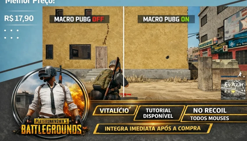 Pubg No Recoil Pro – Acesso Vitalício