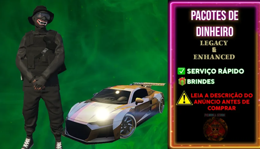 PACOTES DE DINHEIRO LEGACY E ENHANCED | GTA Online [PC]