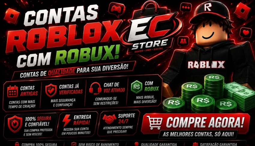 [Menor Preço] Contas Com Robux - Antigas - Vereficadas Com C