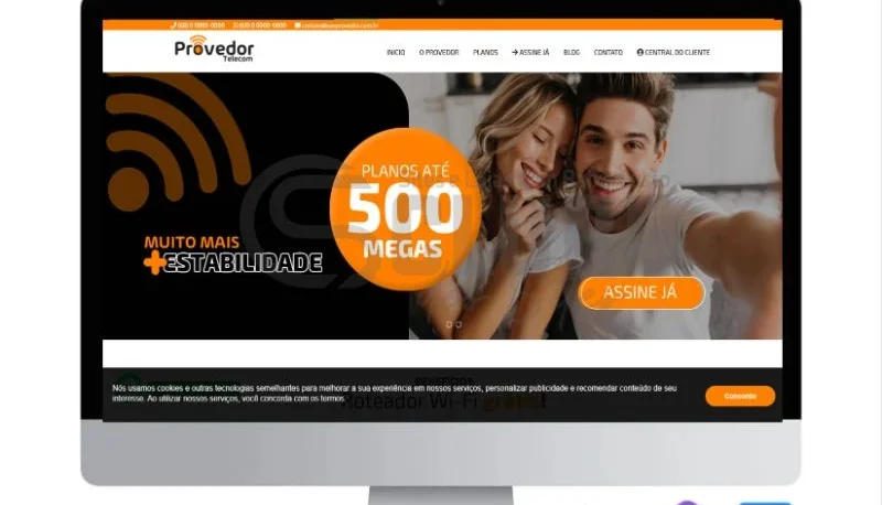 Site Para Provedor! Script completo!