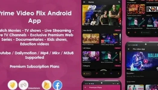 Script site de filmes + app android  - Flix App Filmes