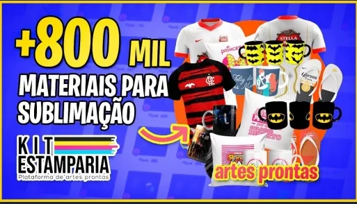Pack 800 Mil Estampa Para Sublimaçao