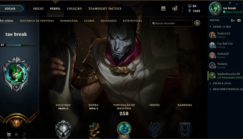 Conta de League of Legends