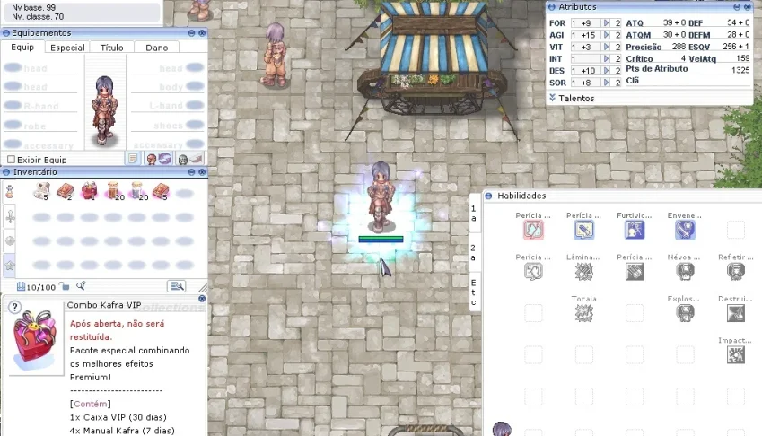 Paladina 99 com VIP - Ragnarok Latam Freya