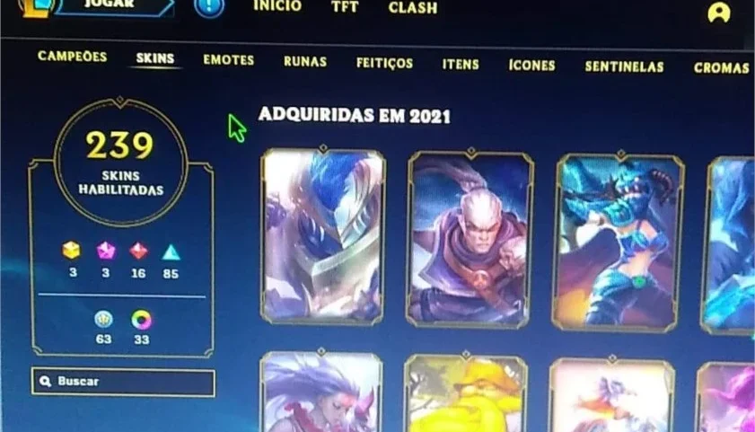 Conta de LoL main Lee