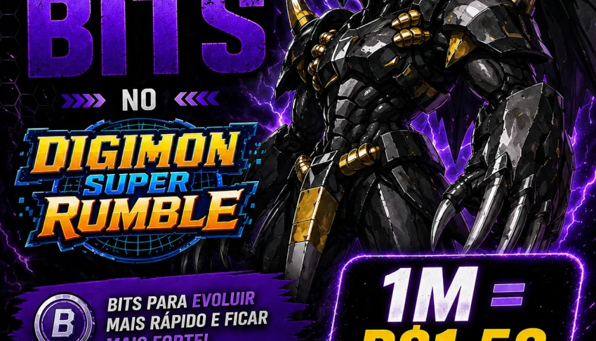Bits Digimon Super Rumble Server 1 (Koromon) 1M = R$1,50