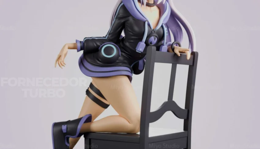 Hyperdimension Neptune 3D - Arquivo .Stl Para Impressão 3D