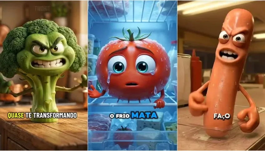 pacote com 600 videos de objetos falantes 