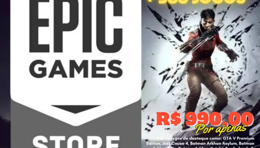 Conta Epic Games com mais de 300 Jogos