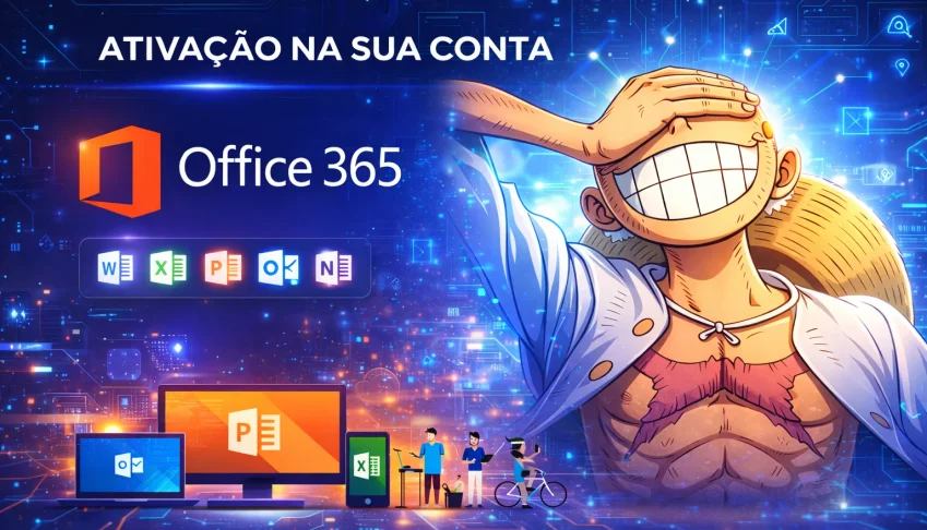 Office 365 - no seu Email - 1TB OneDrive (1 Mês)