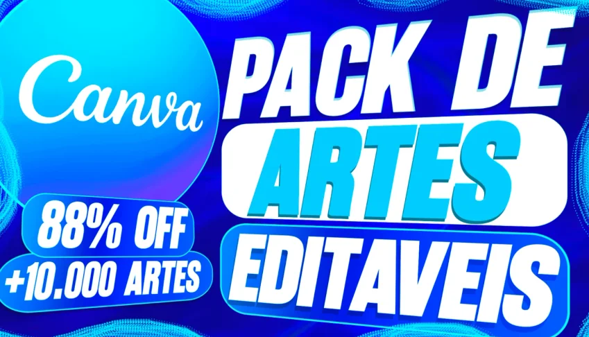 (Apenas Hoje 88% Off!) Pack Completo +10.000 Artes Editáveis