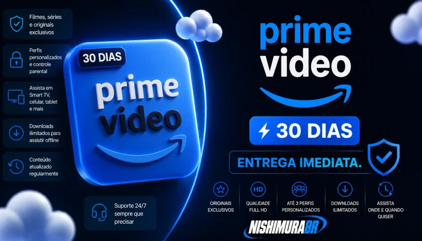 Prime Video - 30 Dias [Pin Exclusiva] [Automatico]⭐