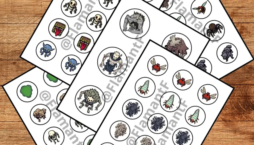 Tokens de Inimigos para RPG