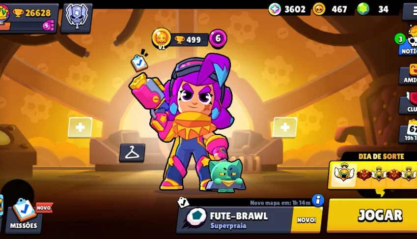 Conta Brawl Stars + Clash Royale barato