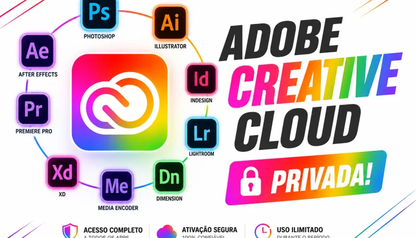 Acesse os programas Adobe Creative Cloud Pro!