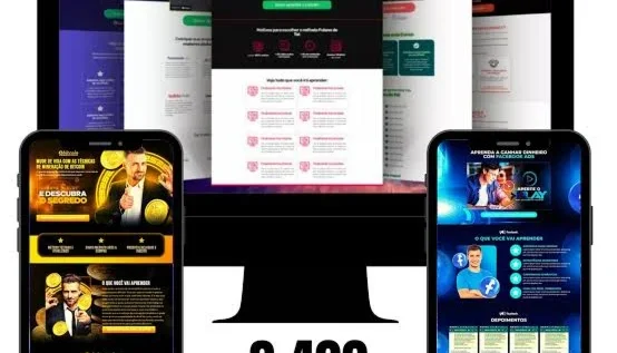 Pack 3.400 Páginas De Vendas Editáveis + Elementor Pro