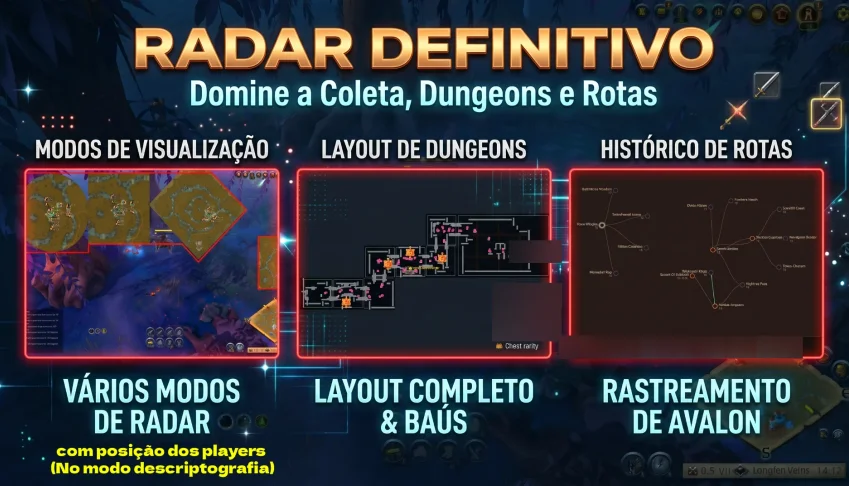 Radar Albion Online| Seguro e Atualizado | Mostra Players.✅