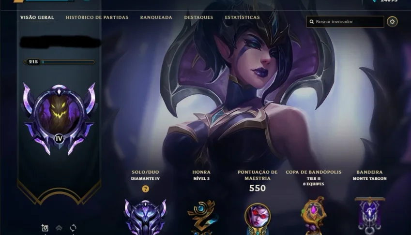 Conta League Of Legends