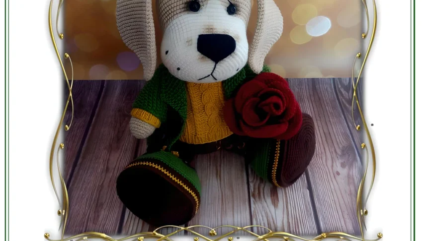 Receita em PDF - Cachorro Duffy o Filhote Amigurumi