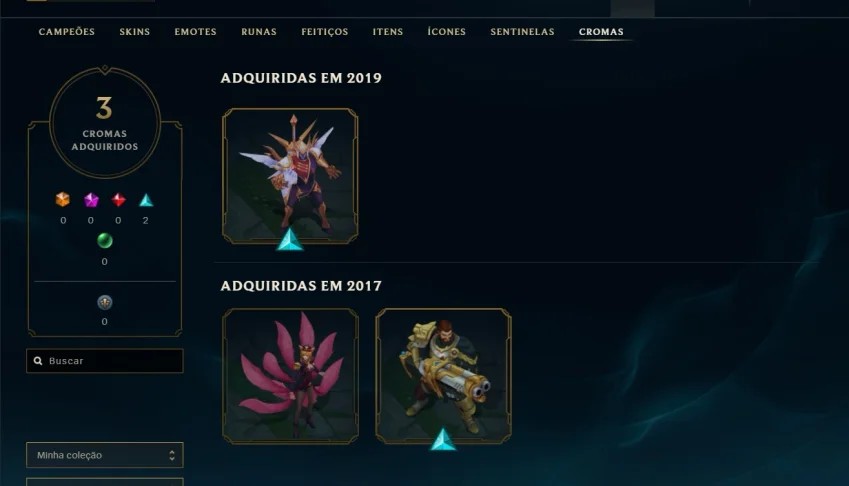 Conta league of legends/valorant