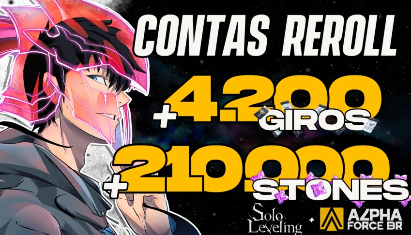 ✨Solo Leveling: Arise — Contas Rerroll com NÚCLEOS MÁGICOS✨