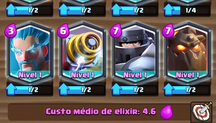 Conta do Clash royale