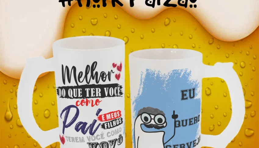 Arte Para Caneca de Shopp - Dia dos Pais Flork