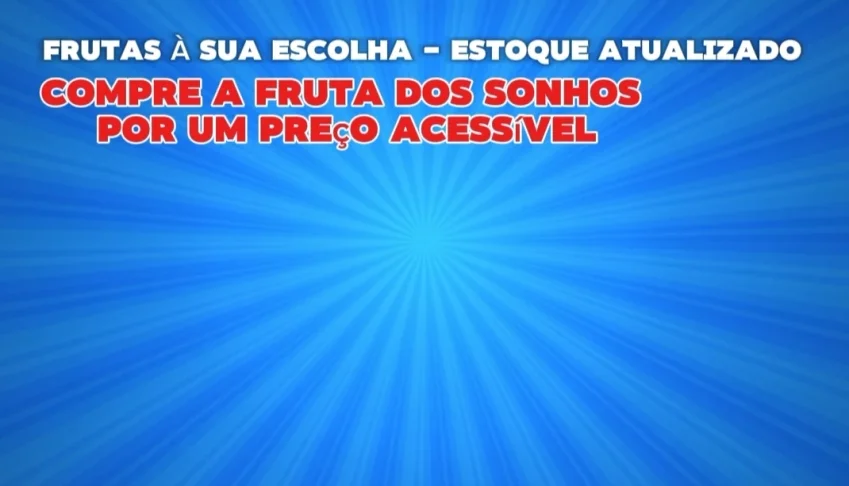 FRUTAS BLOX FRUITS - ESCOLHA A SUA!