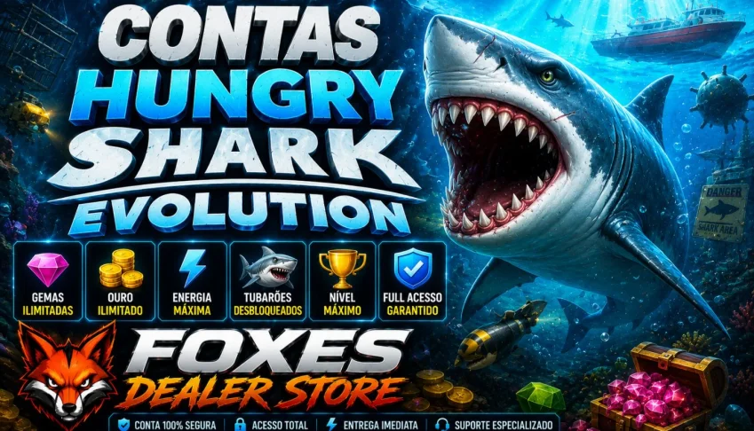 Contas Hungry Shark Evolution (Full Acesso) [No Seu Email]
