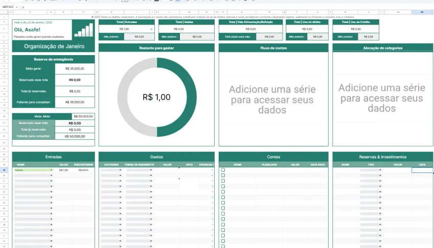Lucro Pessoal 2026: Sua Planilha de Gestão Completa