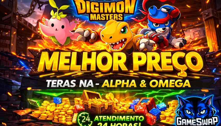 Teras Digimon  Servidor Omegamon e Alphamon  NA 🟢