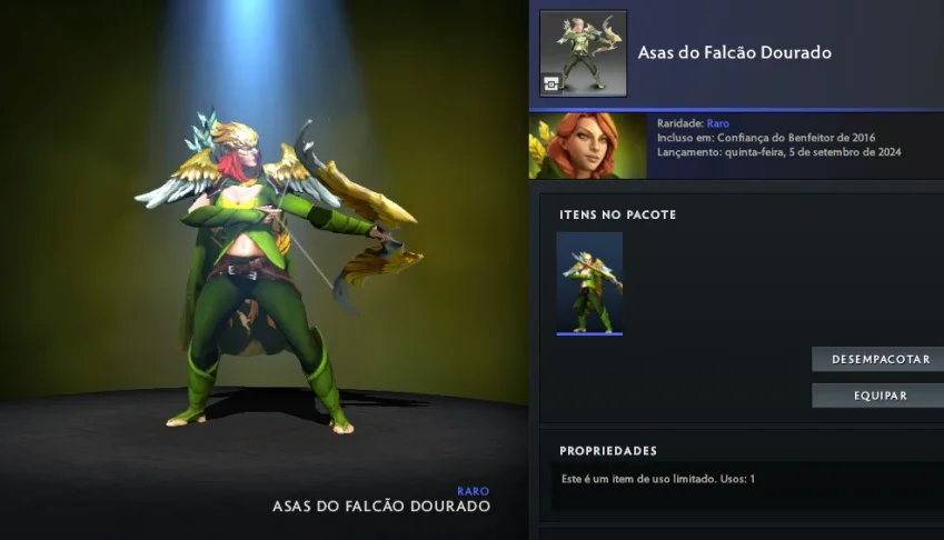 Asas do Falcão Dourado