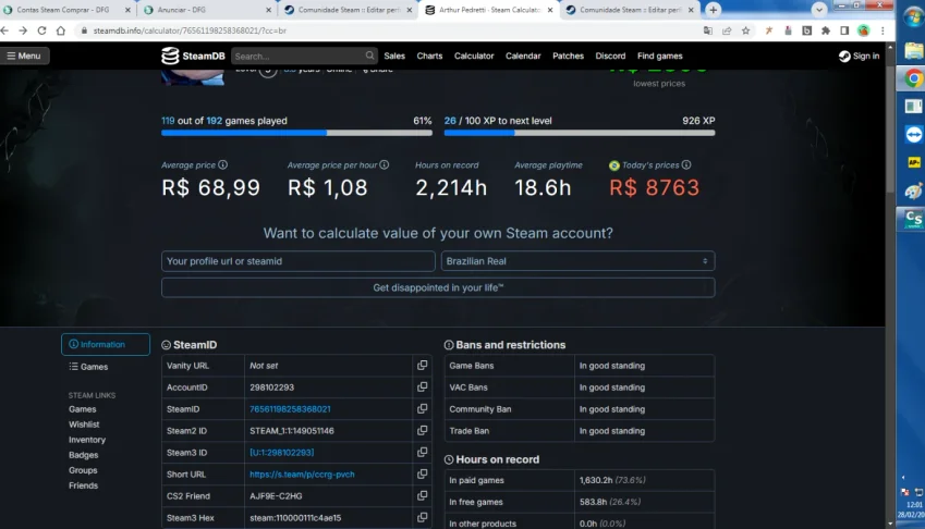 Conta Steam Com 192 Jogos (Maioria Aaaa+), Inúmeras Dlcs