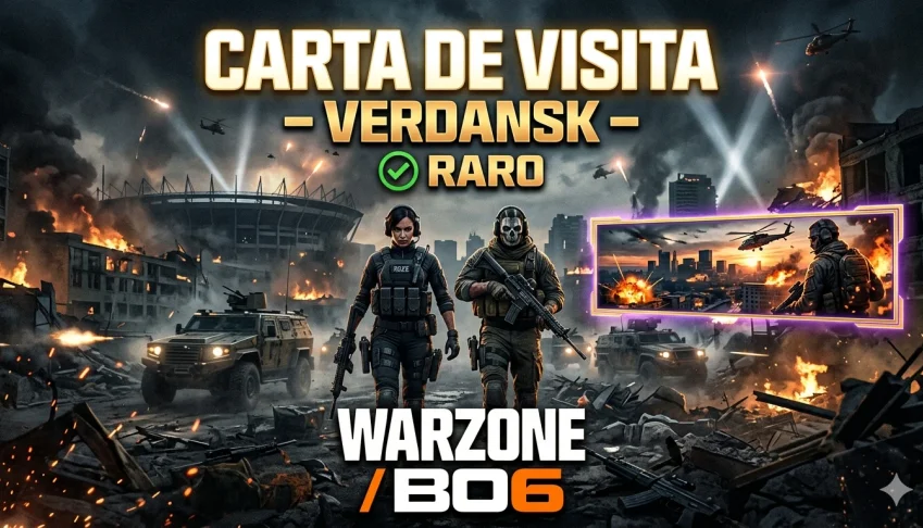 Carta De Visita – Verdansk – Raro ✅ Warzone / Bo6