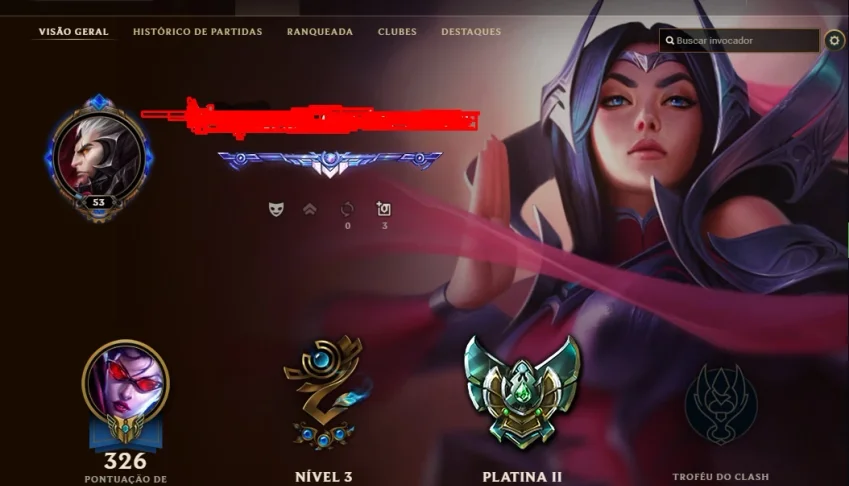 Conta de lol