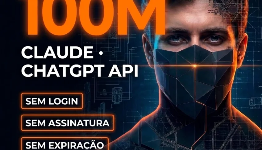 Claude + GPT API 100M — Sem Expiracao | 30 Img + 2 Videos