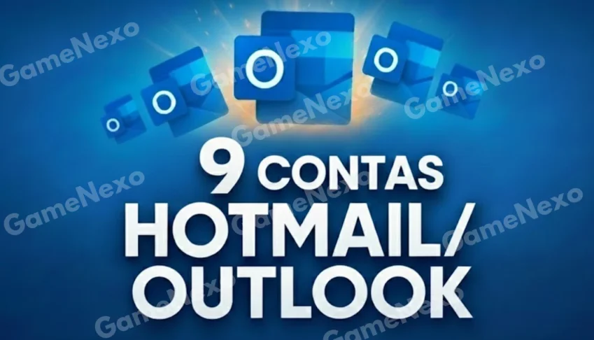 ⭐ 9 Contas Outlook/Hotmail ⭐Pronta Para Uso Em Qualquer Site