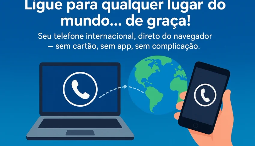 📞 🌍 Ligue para qualquer lugar do mundo… de graça!