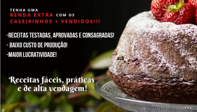 🍰 Caseirinhos Lucrativos - Receitas que vendem!