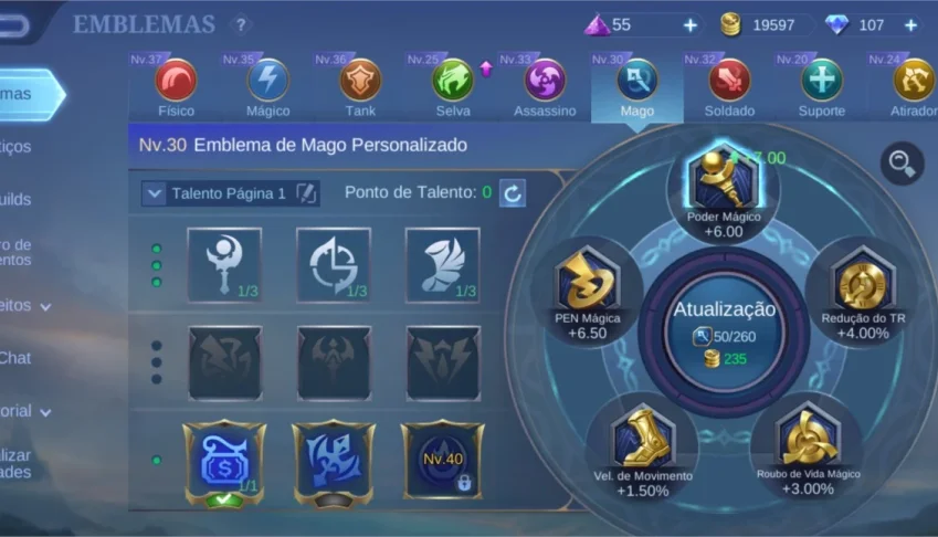 Conta Mobile Legends