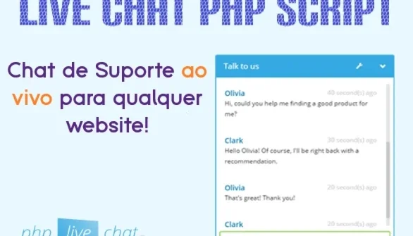 Chat ao vivo - LiveChat Suporte Ao vivo PHP