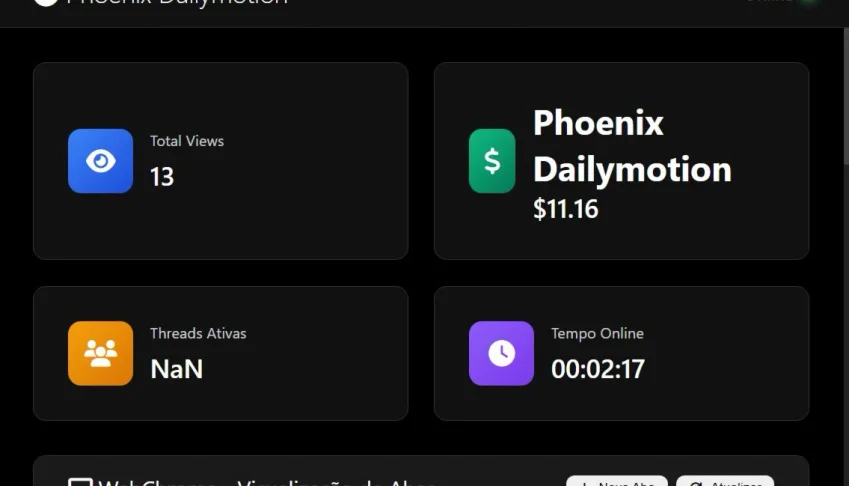 Novo programa para visualizações e receita -DailyMotion
