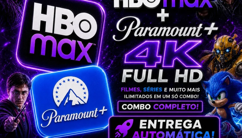 Hbo Max + Paramount + Mais Brinde (Entrega Automatica)