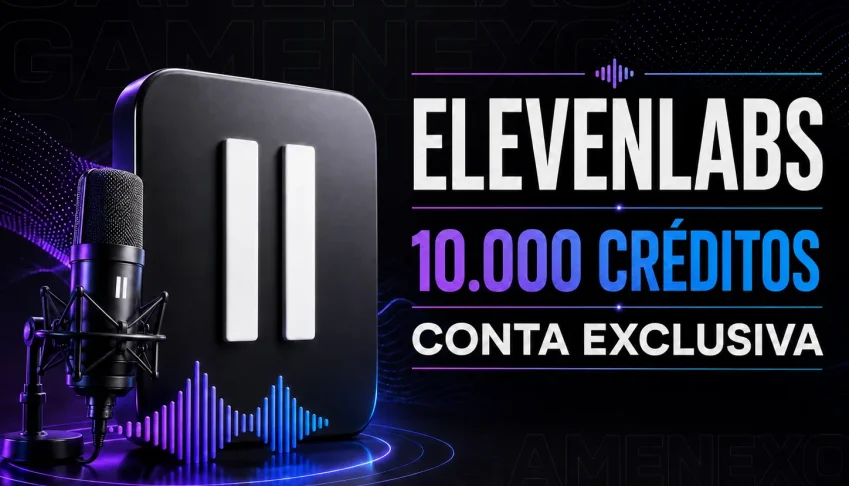 Elevenlabs - Conta Com 10.000 Créditos