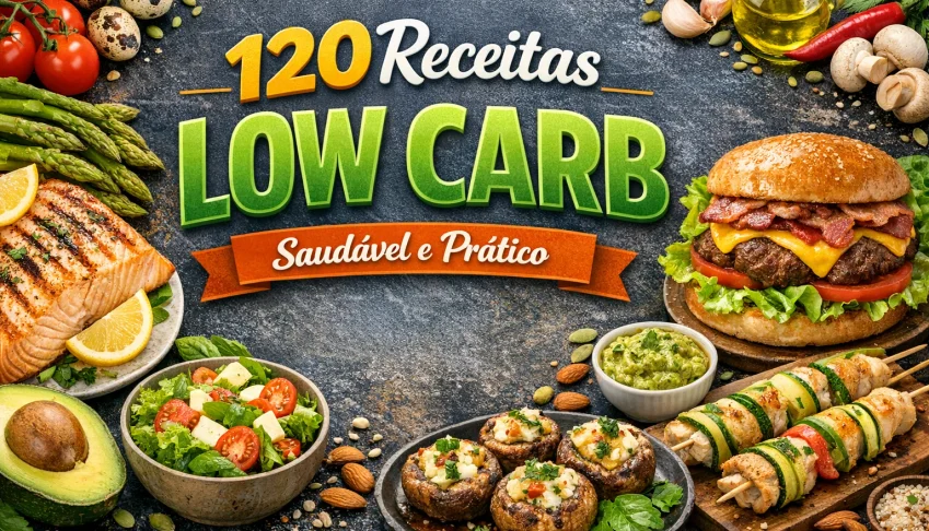 120 Receitas Low Carb – Saudável e Prático