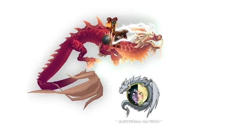 Montaria Wow - Serpente Das Nuvens Carmesim Celestial