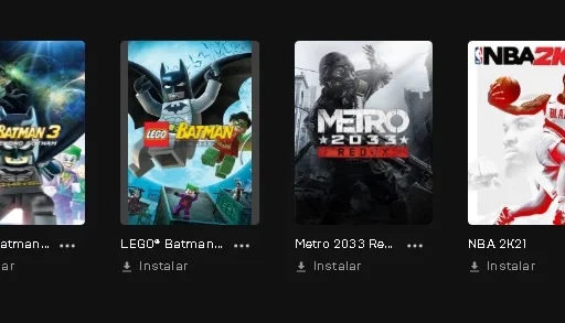 Conta epic games 20 jogos
